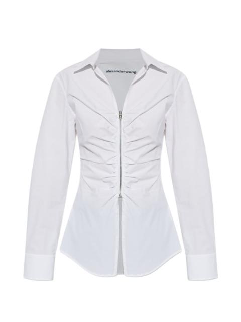 Alexander Wang zip-up shirt