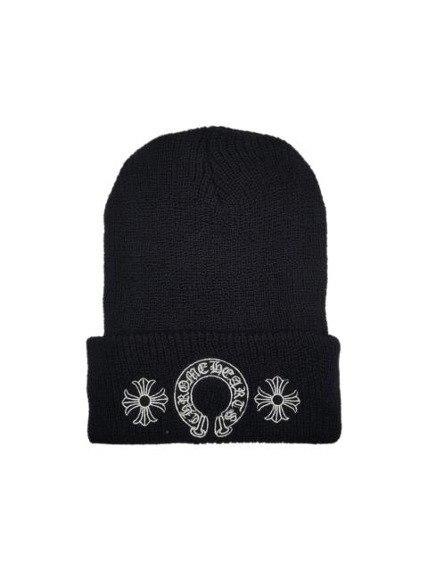 Chrome Hearts logo-embroidered beanie hat