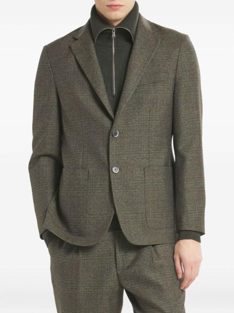 BARENA checked single-breasted blazer