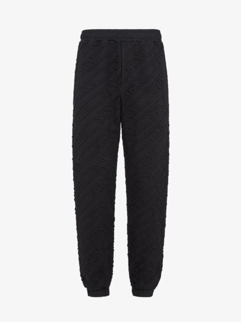 FENDI Black jersey pants
