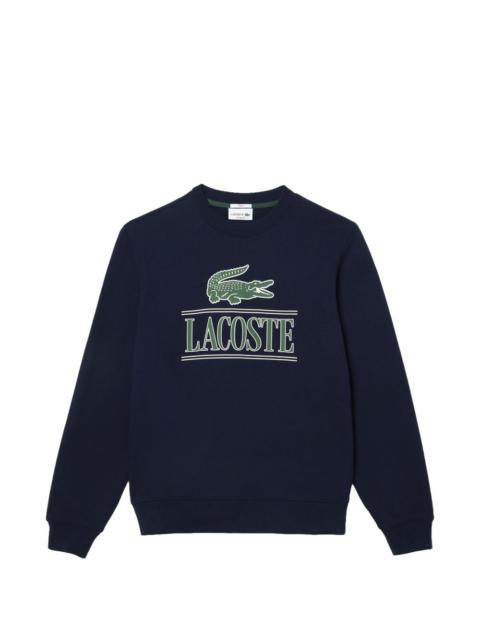 LACOSTE logo crew-neck sweatshirt