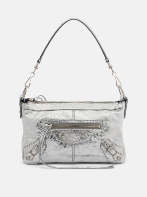 BALENCIAGA Le City metallic leather shoulder bag