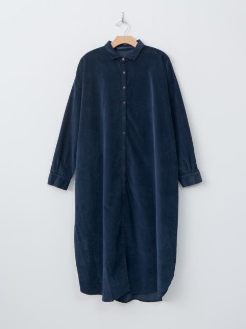 ALBUM DI FAMIGLIA Long Shirt Dress V - Ink