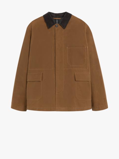 Mackintosh DRIZZLE BROWN WAXED COTTON CHORE JACKET