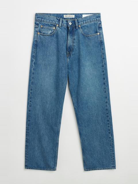 Our Legacy Third Cut Blue Tech Wash Denim