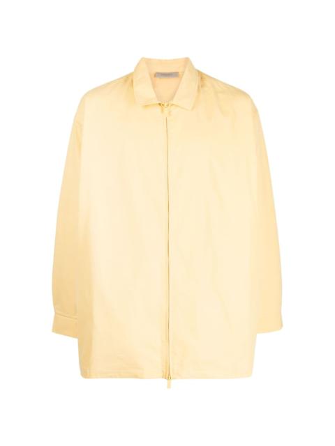 cotton-blend lightweight jacket