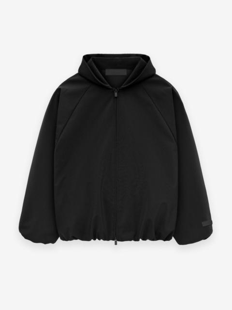 Bonded Nylon Hooded Bomber