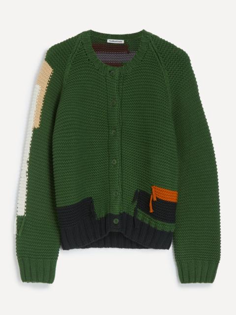 YMC Atomic Green Cotton Cardigan