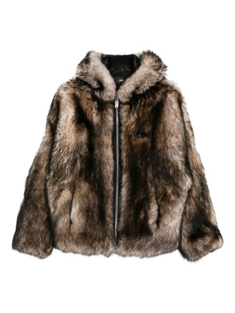 AMIRI zip-up shearling jacket