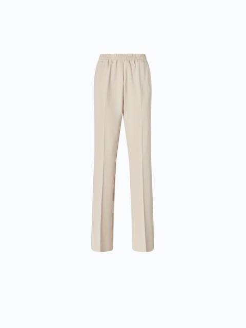 PINKO STRAIGHT-LEG TROUSERS WITH ELASTICATED WAIST