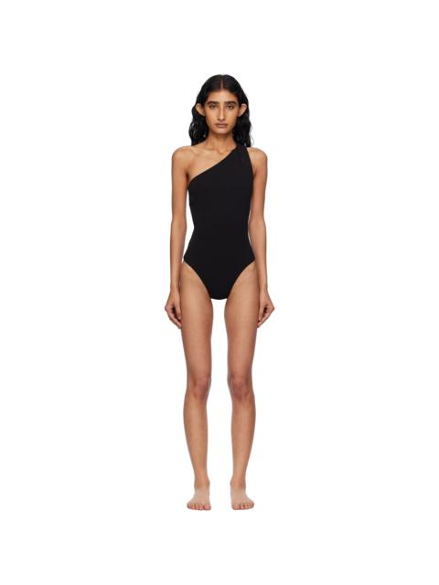 HAIGHT Black Crepe Luisa Swimsuit