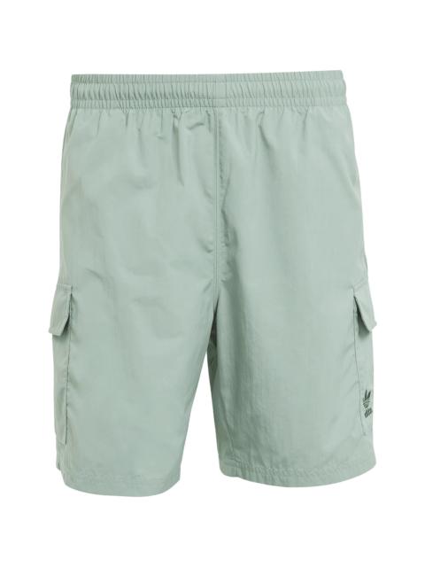 adidas Originals Trefoil Essentials Woven Cargo Shorts "Silver Green" JP4786