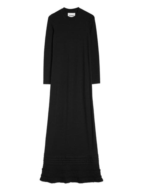 Jil Sander ruffle-detail maxi dress