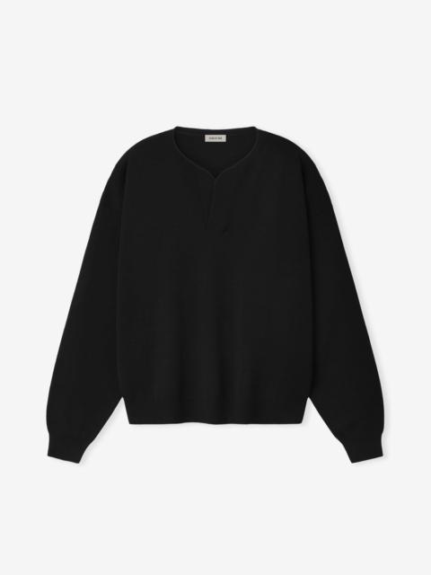 Fear of God Merino Milano Knit Henley Sweater