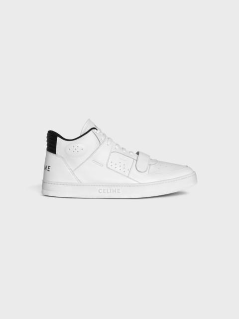 CT-02 MID SNEAKER WITH VELCRO in CALFSKIN