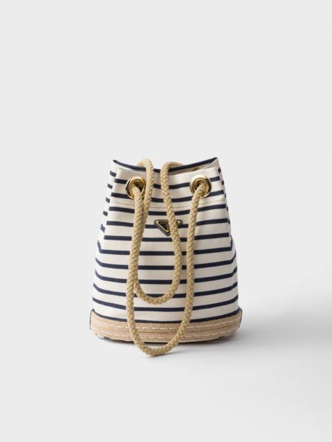 Prada Small fabric bucket bag