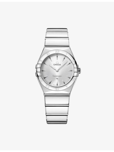 OMEGA Constellation Stainless-Steel Quartz Watch 28mm