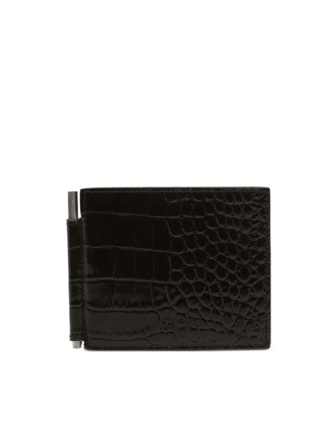 TOM FORD T-line metal-detail wallet