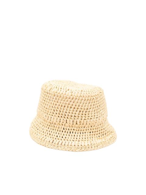 Max Mara woven bucket hat
