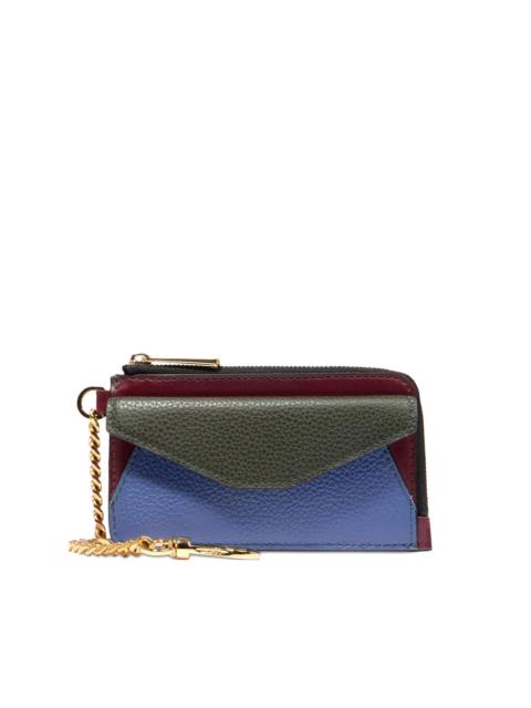 LANCEL Enveloppe chain-embellished card holder