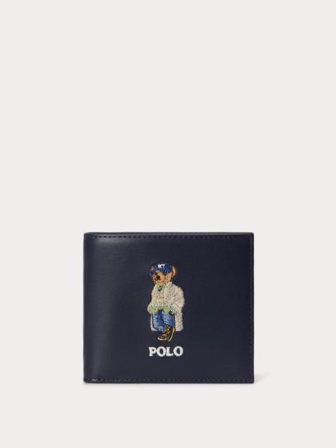 Polo Ralph Lauren Polo Bear Leather Billfold Wallet