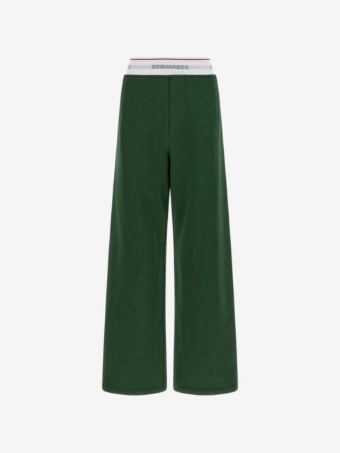 DSQUARED2 logo-band track pants