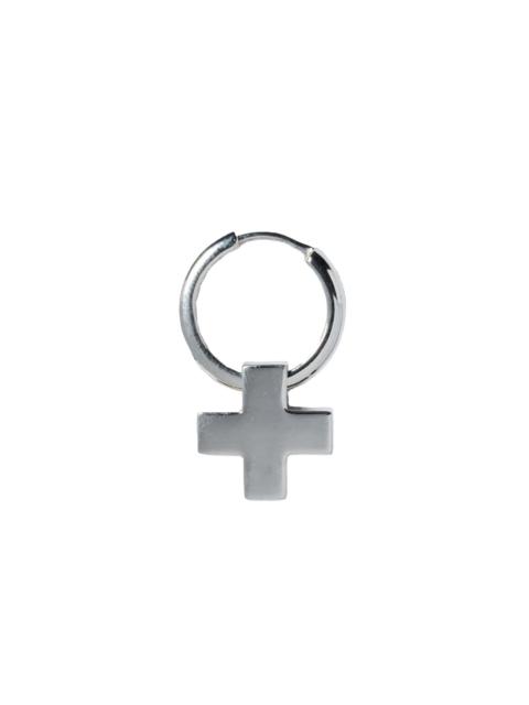 Parts of Four cross-charm hoop earring