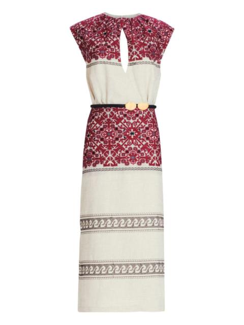 SILVIA TCHERASSI Badra midi dress