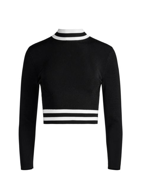 Alice + Olivia KARIN CROPPED PULLOVER