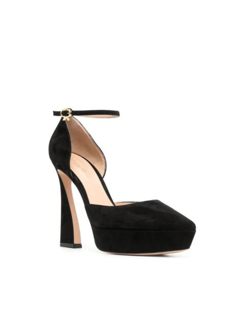 suede 85mm pumps