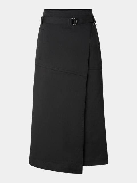 BOGNER Jocy wrap skirt in Black