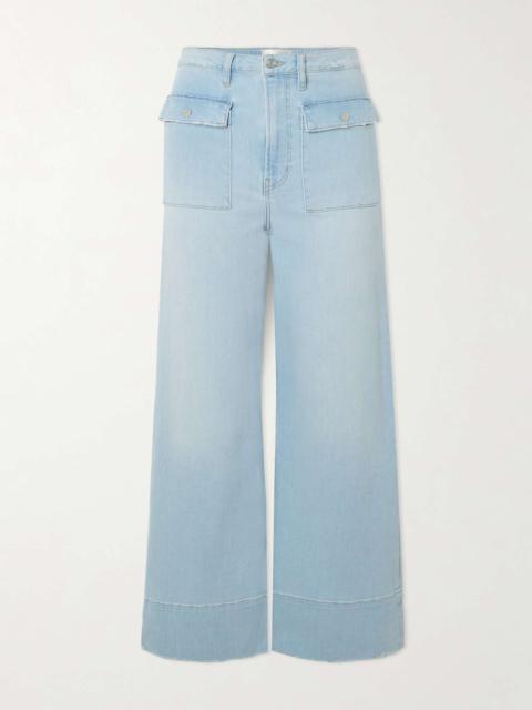 The 70s cropped wide-leg jeans