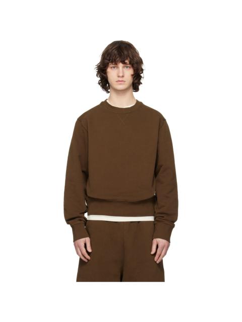 entire studios Brown Pod Crew Sweatshirt