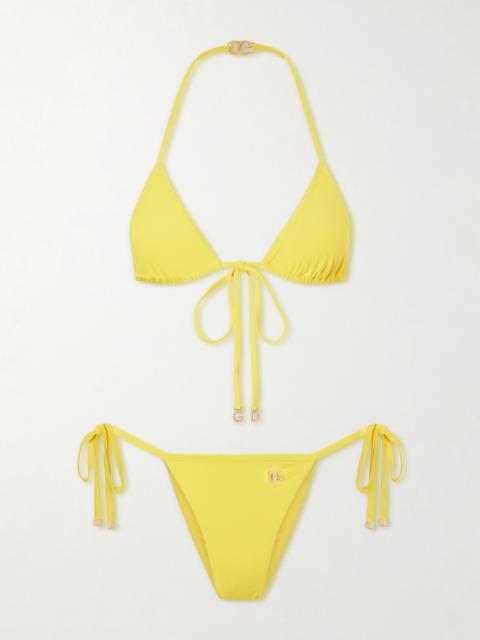 Dolce & Gabbana Logo-embellished Bikini