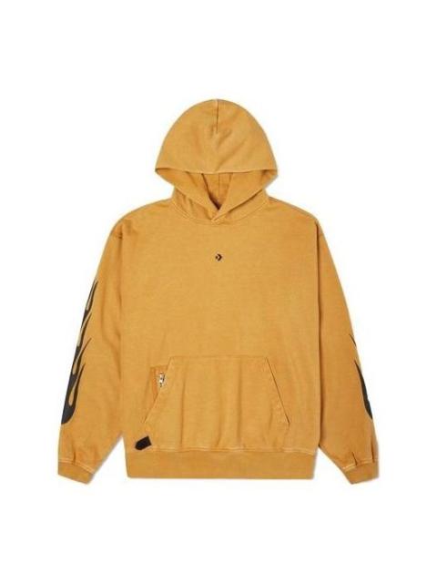 Converse Court-Ready Cloud Washed Graphic Hoodie 'Wheat' 10021990-A03