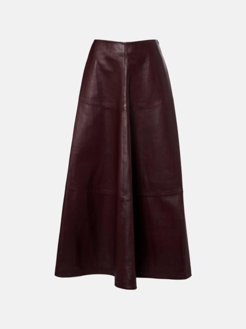 Altuzarra Varda leather maxi skirt