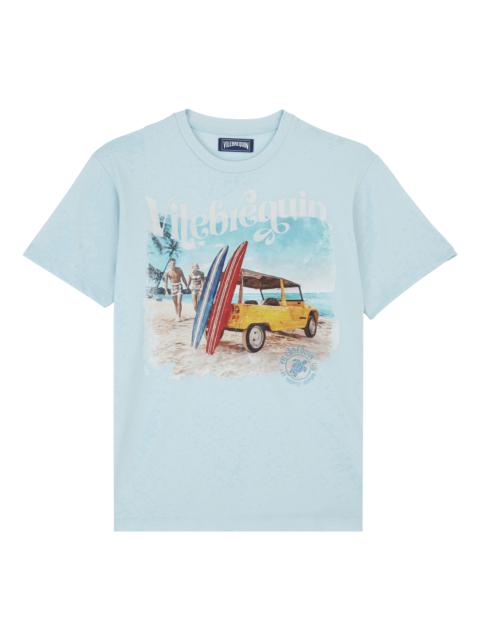 Men Cotton T-Shirt Surf and Mini Moke