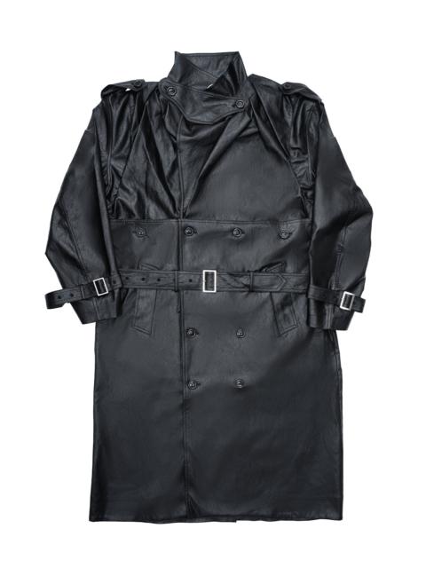 JUNTAE KIM Corset Trench Coat Black