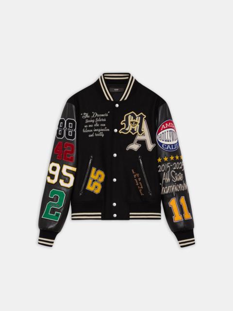 AMIRI VARSITY PATCH JACKET