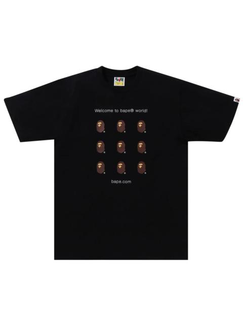 A BATHING APE® BAPE .Com Tee 'Black'