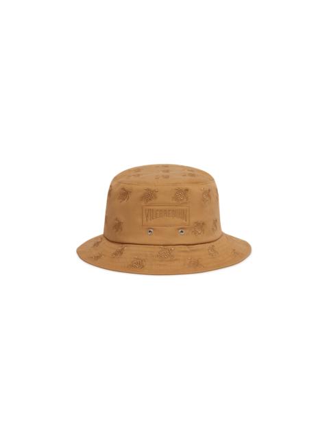 Vilebrequin Embroidered Bucket Hat Turtles All Over