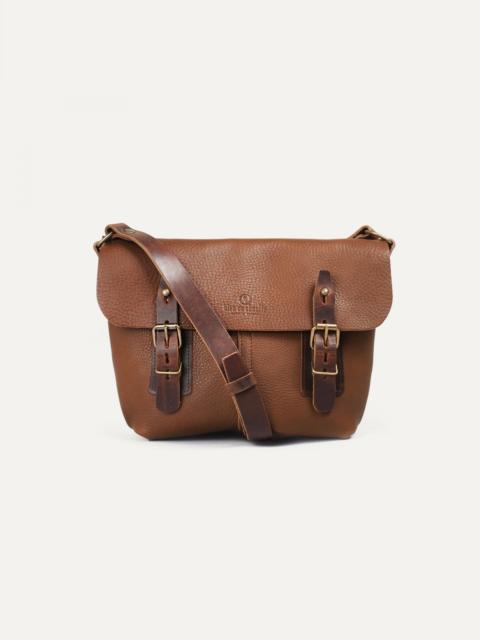 Bleu de Chauffe LOUIS SATCHEL BAG  -  AMBER BROWN