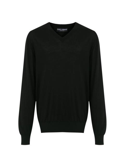 Dolce & Gabbana cashmere v-neck sweater