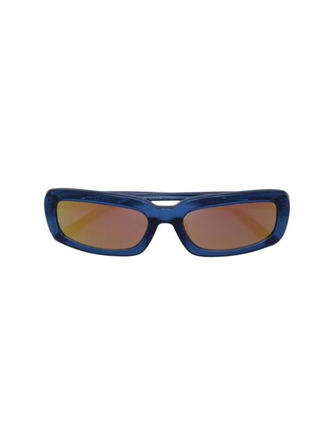 LINDA FARROW rectangle-frame sunglasses
