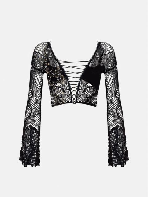 POSTER GIRL IMAN TOP JET BLACK