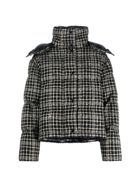 Moncler Outarde checked puffer jacket