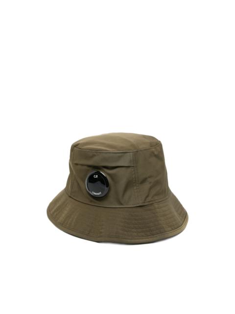 C.P. Company logo-patch bucket hat