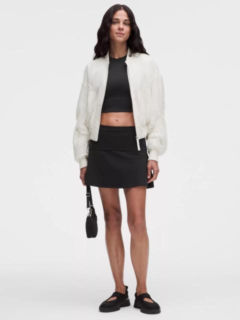 lululemon Groove Foldover Mid-Rise Mini Skirt
