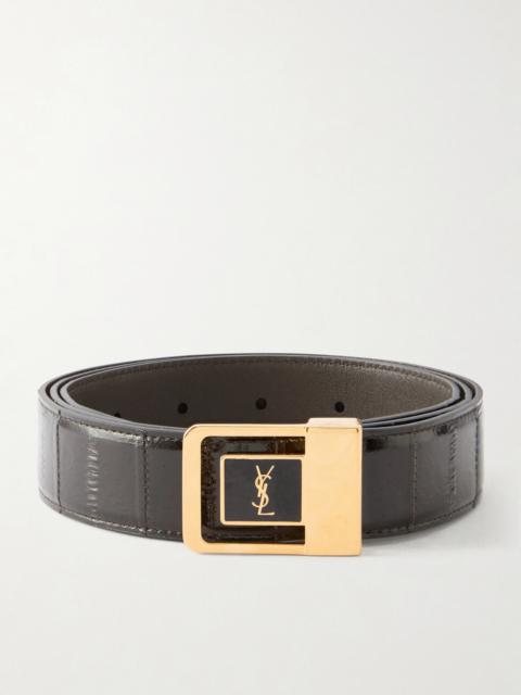 SAINT LAURENT 3cm Eel Belt