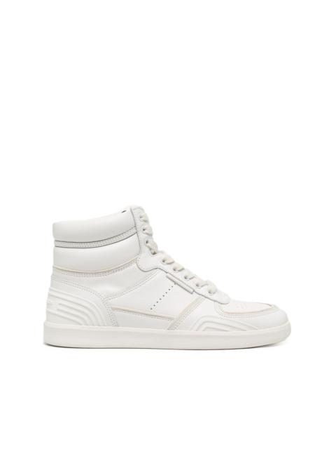 TORY BURCH Clover high-top leather sneakers